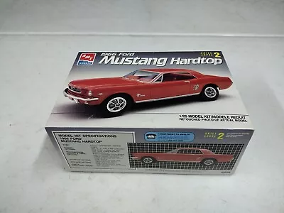 AMT 1/25 Scale 1966 Ford Mustang Hardtop Model Kit NOB • $34.95