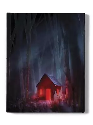 Creepy Cabin In The Woods Wrapped Canvas -Image By Shutterstock • $39.99