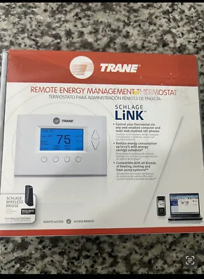$75 • Buy Trane Z-Wave Thermostat TZ45 Programmable Nexia Energy Control Smart Home New