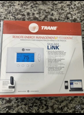 $75 • Buy Trane Z-Wave Thermostat TZ45 Programmable Nexia Energy Control Smart Home New