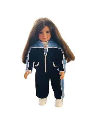 MY TWINN 23  Poseble Doll Long Golden Brown Hair Hazel Eyes With Jogging Outfit • $91