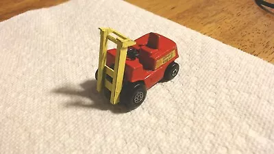 1972 Lesney Matchbox Superfast #15 Fork Lift Truck Red England • $1.89