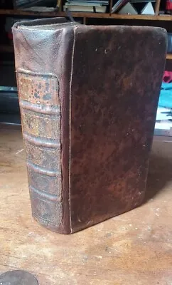 1690 Nouveau New Testament French Holy Bible Louvain Paris W/ Vellum Manuscript • $250
