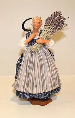 Vintage French Santon Lavender Doll/Figurine Made In Provence • $39