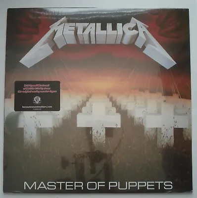 METALLICA Master Of Puppets WARNER BROS. 2008 Half Speed SEALED Vinyl LP Metal • $69.95