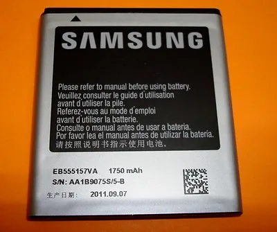 $12.82 • Buy OEM Battery For Samsung Infuse 4G SGH-i997 I997 E120S E110S E120L EB555157VA