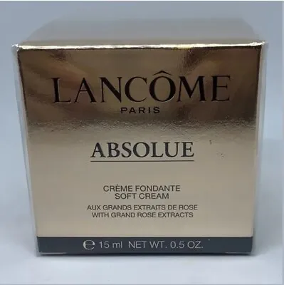 Lancome Absolue Soft Cream With Grand Rose Extracts 15ml New Boxed  Sealed • £28