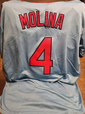 New XL Yadier Molina St. Louis Cardinals Men's Replica Jersey • $44.99