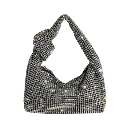 Melie Bianco Reena Small Top Handle Crystal Rhinestone Bag Sparkle Anthro - NWT! • $79.99