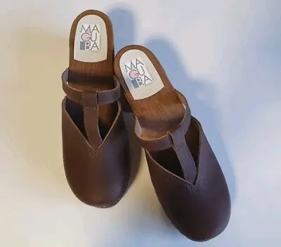 Swedish Clogs Maguba Nice Brown Nubuck Size US Womens 11 / EU 41 Narrow • $75