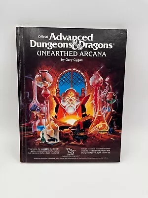 TSR AD&D 1st Edition Unearthed Arcana 1985 HC Book - Very Good Condition! • $30.99