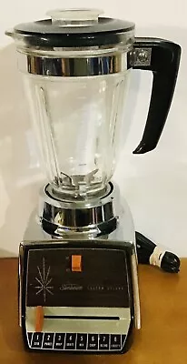 Vintage Chrome And Glass Sunbeam Model 800 A Custom Deluxe 8-Speed Blender • $49.99