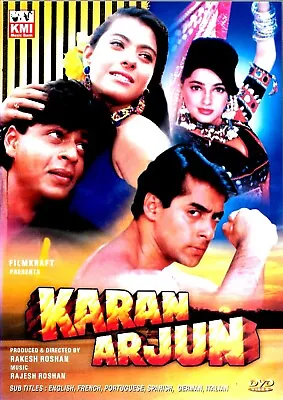 Karan Arjun - Shahrukh Khan Salman Khan - New Bollywood Dvd - Multi Subtitles • £17.84