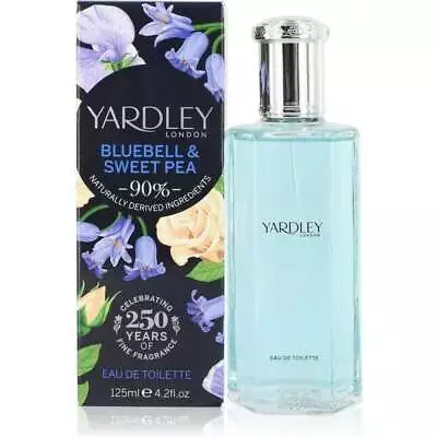 Yardley Bluebell And Sweetpea 125ml Edt Spray - New Boxed & Sealed - Free P&p • £13.90