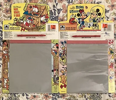 *RARE* VINTAGE Walt Disney’s / Golden Magic Slate Paper Saver Lot (1970’s) • $29.99