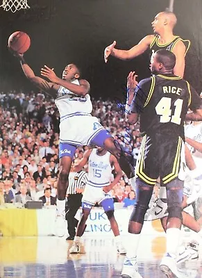 Glen Rice #41 Signed 8x10 Magazine Page Autographed Heat MICHIGAN FAB FIVE JSA • $49.99