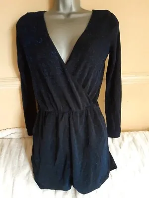 Oh My Love London Blue Sparkly Playsuit. Size M Excellent Condition • £4.99