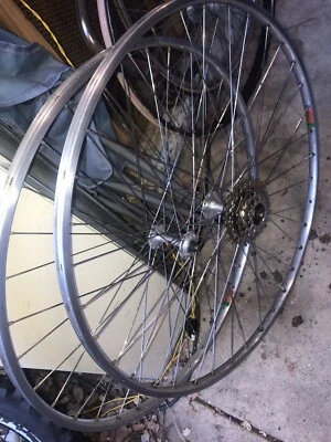 $125 • Buy Vintage Campagnolo MICHE Hubs/MAVIC 700c Rins Wheelset