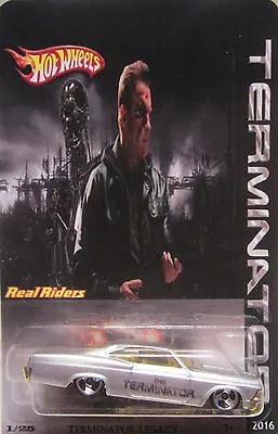 Hot Wheels CUSTOM '65 CHEVY IMPALA The Terminator Limited Edition 1/25 Made • $90.77