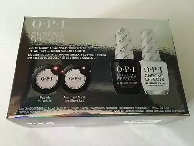 OPI Chrome Effects Powder & Top Coat Set *FREE SHIPPING* • $17.95