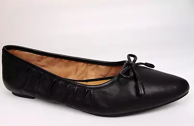 Me Too Alise 1 Flats Slip On Shoes Women's Size 8.0 M Black Leather 31298 • $24.75