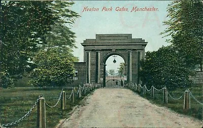 Manchester Heaton Park Gates 1906 Salford DO Postmark  • £4.60