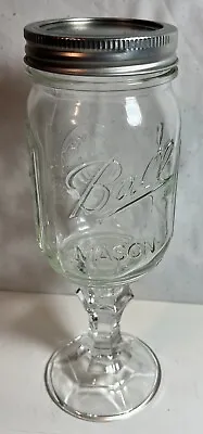 Original Redneck Wine Glass Ball Mason Jar Goblet 9” Lot#1GA9 • $14.95