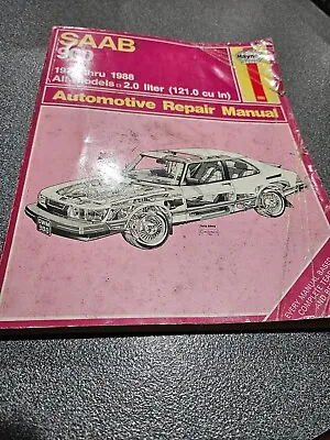 Haynes 980 Saab 900 1979-88 All Models 2.0 Liter Automotiver Repair Manual • $8