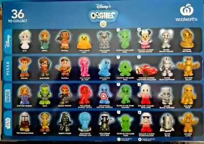 Woolworths Disney + Ooshies Collectables  Toy Pixar Marvel RARE • $1.99