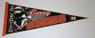 1993 Barry Bonds San Francisco Giants Pennant Vintage Original MVP • $15.95