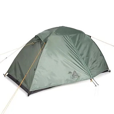 Trespass 2 Man Tent Waterproof Double Layer 2 Doors Backpacking Tent Battuta • £97.99