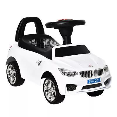 Ride On Car Baby Toddler Walker Foot To Floor Sliding Car Slider White • £39.94