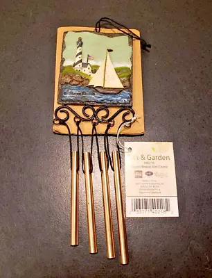 3  X 3  X 10  Mini-Wind Chime Stone - 'Coastal Breeze' Art By Warren Kimble • $5