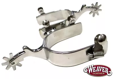 Men's Working Cowboy Polished Stainless Steel Heavy Western Cowboy Spurs • $45
