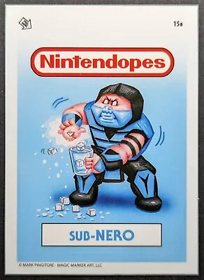 Sub-Nero Sub-Zero Mortal Kombat 2023 Nintendopes Nintendo Parody Card #15a (NM) • $6.95