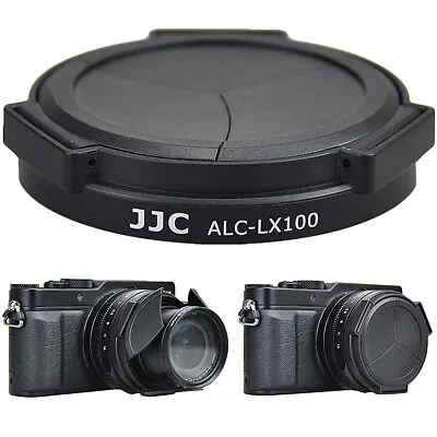 JJC Auto Open&Close Lens Cap Fr Panasonic Lumix DMC-LX100 II Leica D-LUX Typ 109 • £9.07