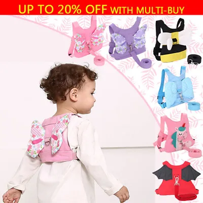 Baby Safety Toddler Wing Walking Harness Child Strap Belt Keeper Reins Aid  UK • £5.69