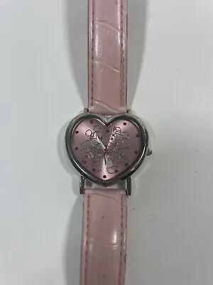 Walt Disney Watch Mickey And Minnie Mouse Pink Heart Shaped Watch Disney Store • $40.41