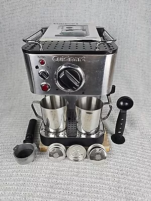 Cuisinart Manual Espresso Maker 1.66 Quart EM-100NP1 Stainless Steel • $65