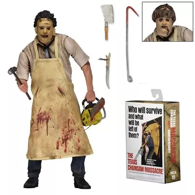 NEW 40th NECA 7inch Texas Chainsaw Massacre Ultimate Leatherface Action Figure • $46.19