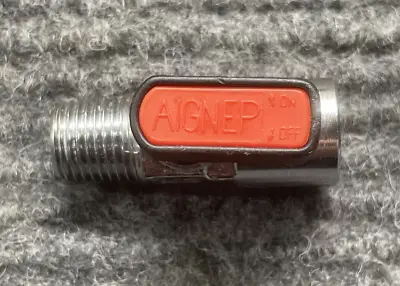 AIGNEP ON/OFF Mini Ball Valve (Compressed Air) - NEW (OPEN BOX) • $3.50