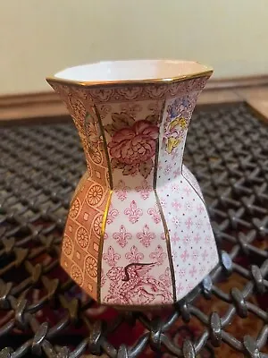 Rare Masons Ironstone Empress Pink Floral Vase • £29.99