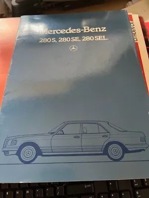 Mercedes 280S 280SE & 280SEL Range Brochure November 1983 UK Market • $6.23