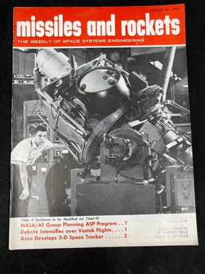 $24.99 • Buy Missiles And Rockets, The Missile/space Weekly Magazine, August 27, 1962