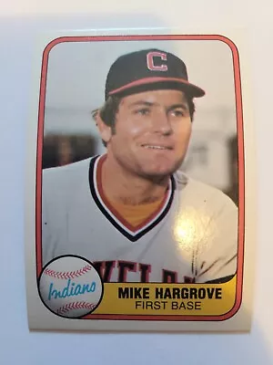 1981 Fleer Mike Hargrove #387 Nm • $1.19