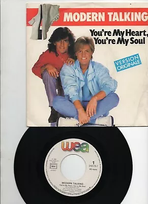 Modern Talking You're My Heart You're My Soul Version Originale 7  45 W/PS 1985 • $15.99