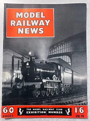 Model Railway News April 1958 Ullapool Station  - Ashdown & Midport - Lessville • £6.25