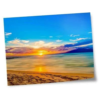 £4.99 • Buy 8x10  Prints(No Frames) - Beach Sunset Holiday Sea Ocean Travel  #8090