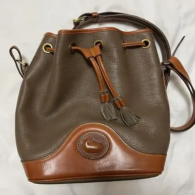 Dooney & Burke Drawstring Shoulder Bag Vintage Rare • $101.97