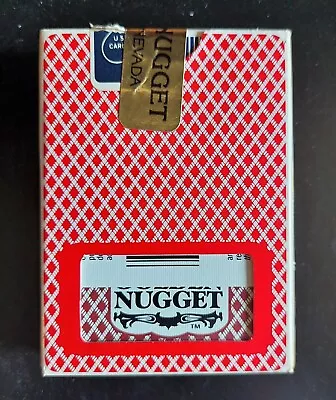 Vintage GOLDEN NUGGET Hotel Casino ~  BEE  Game Used Playing Cards ~ Brown Deck • $8.50